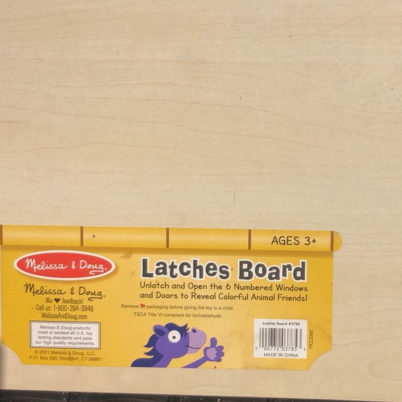 Melissa & Doug Latches Activity Board Puzzle - Picture 4 of 4